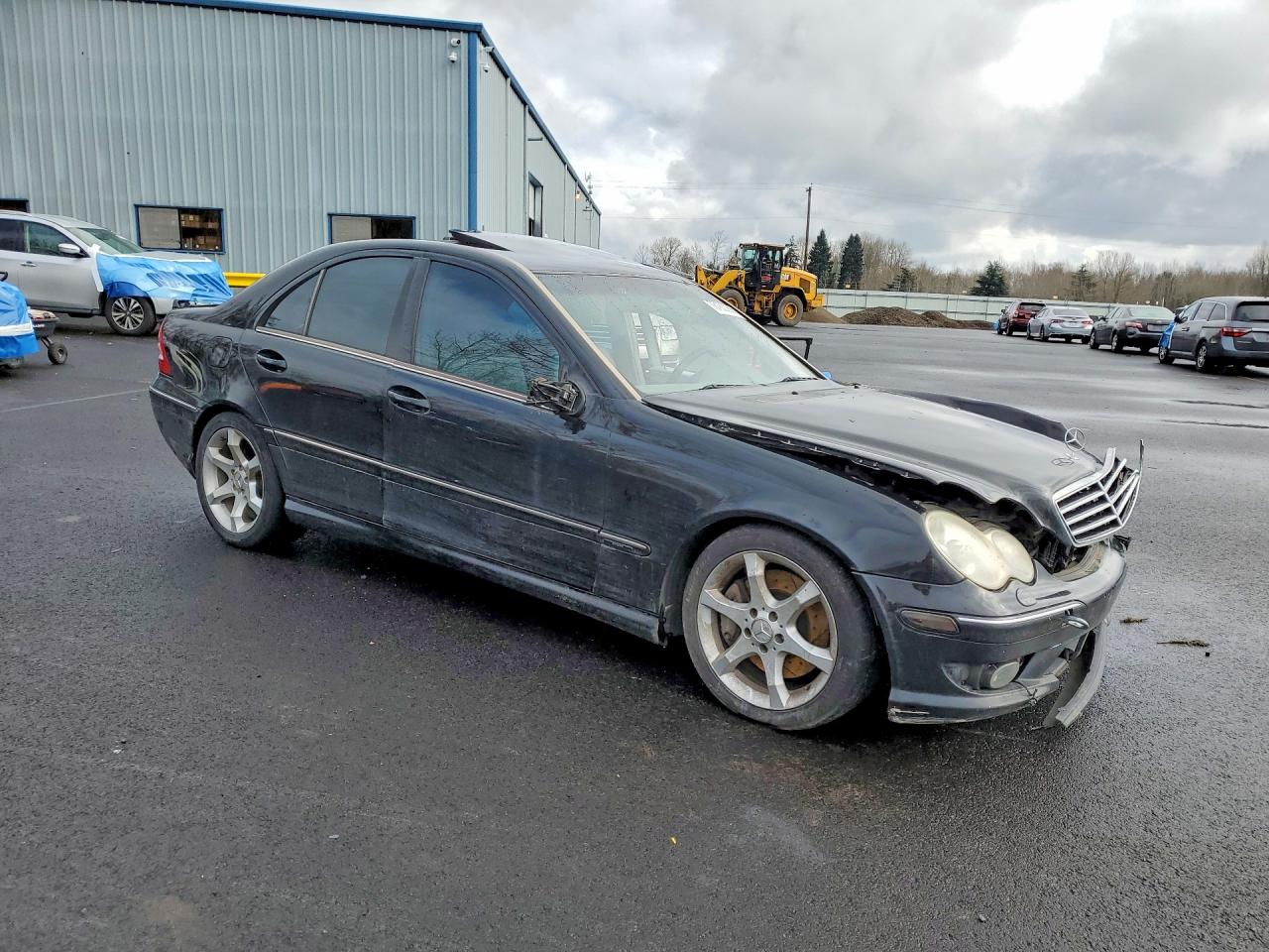 2006 Mercedes-benz C 230 Black vin: WDBRF52H56F753551