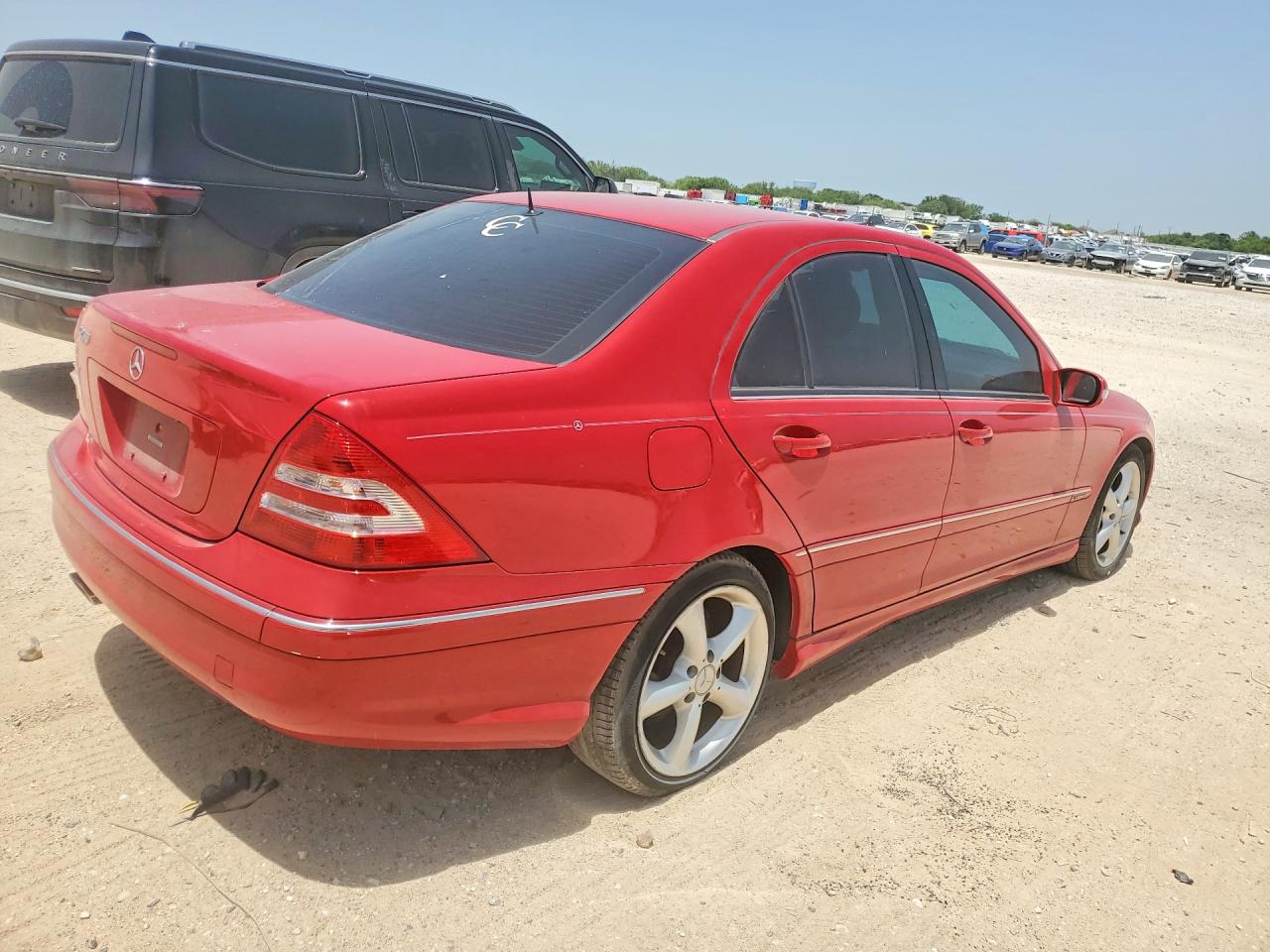 2006 Mercedes-benz C 230 Red vin: WDBRF52H56F832007