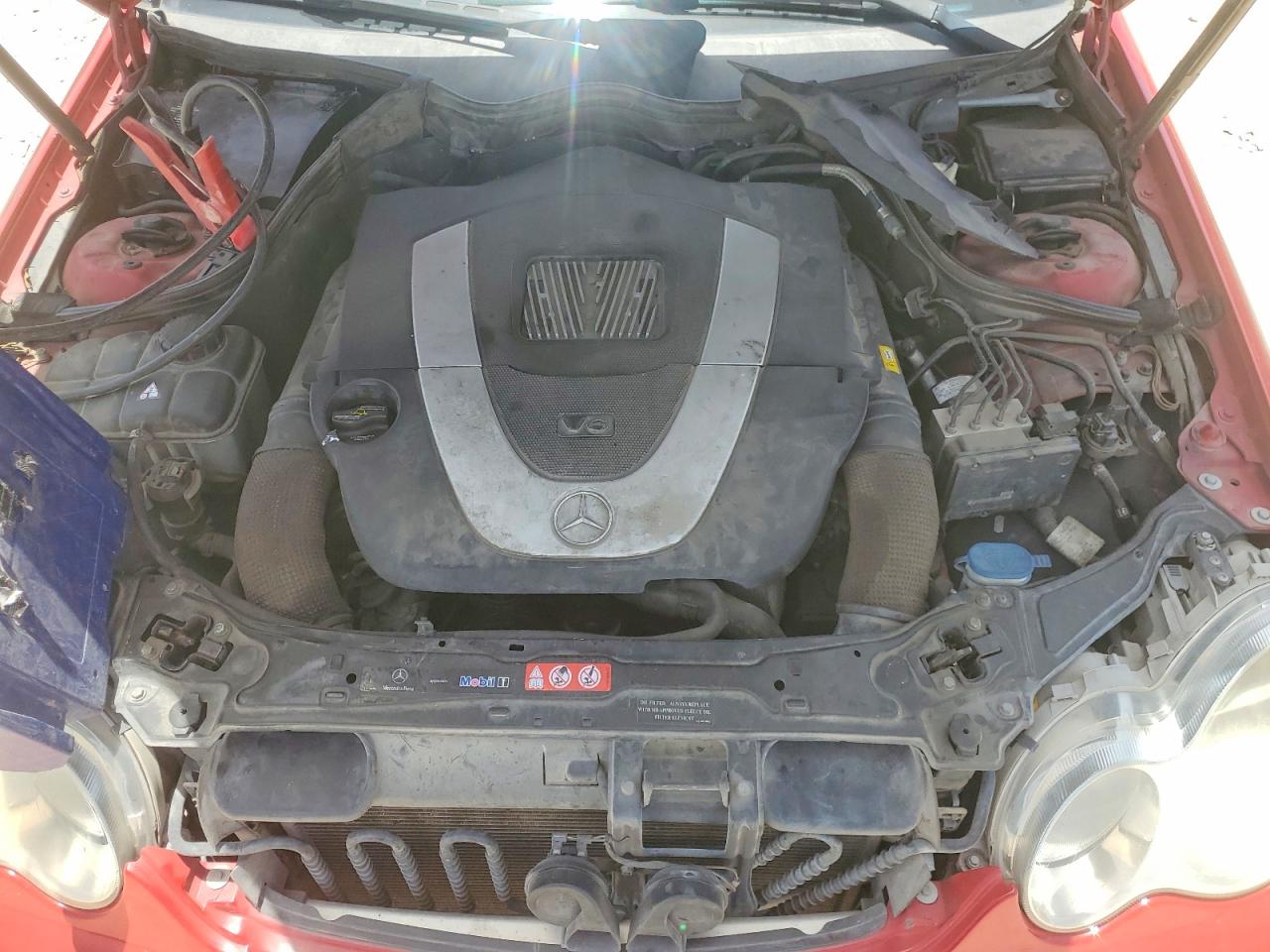2006 Mercedes-benz C 230 Red vin: WDBRF52H56F832007