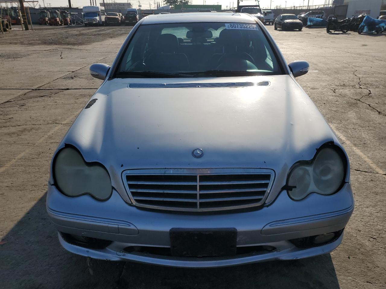 2007 Mercedes-benz C 230 Серебряный vin: WDBRF52H57A953280