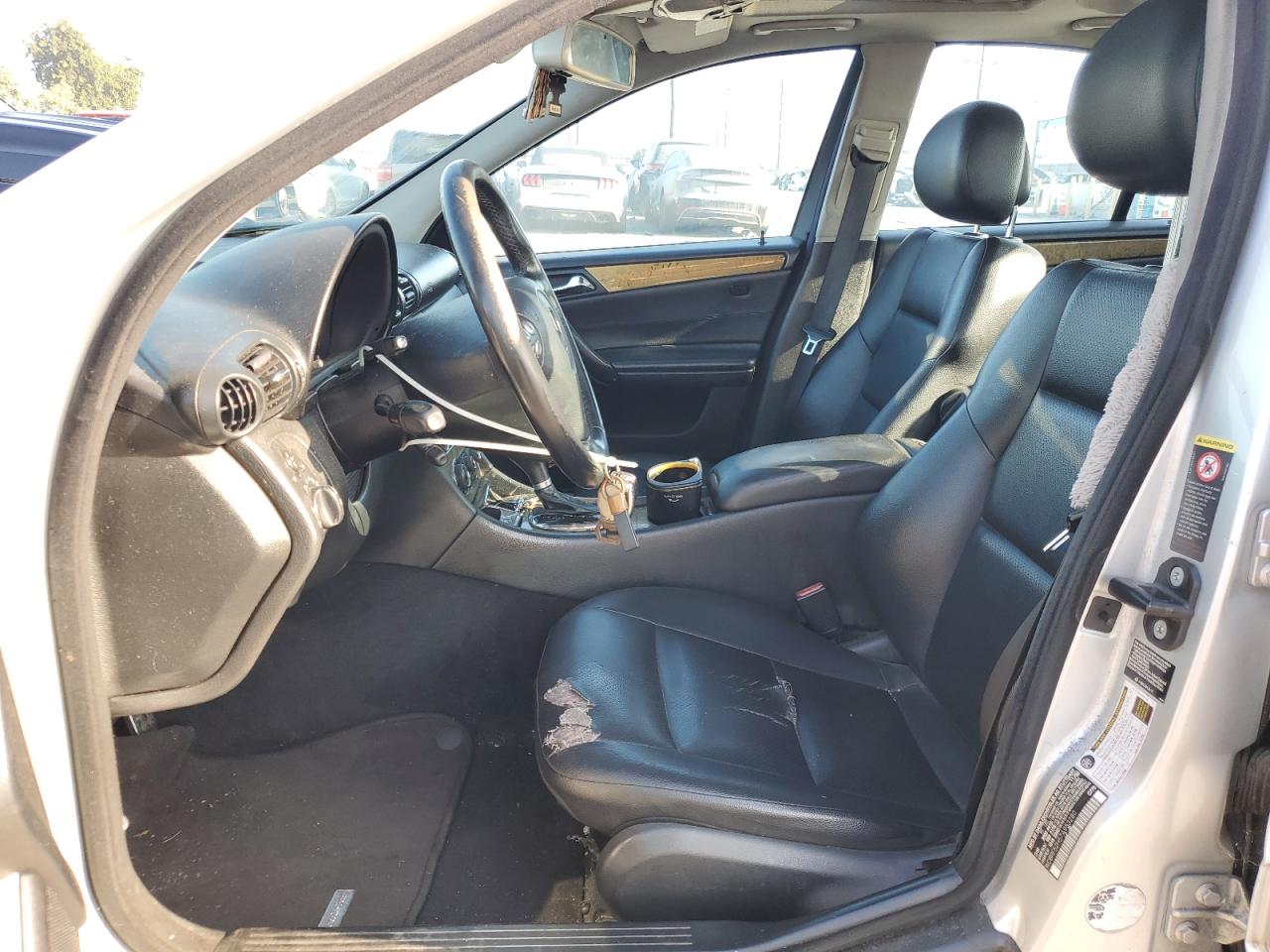 2007 Mercedes-benz C 230 Серебряный vin: WDBRF52H57A953280