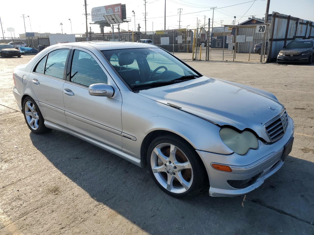 2007 Mercedes-benz C 230 Серебряный vin: WDBRF52H57A953280