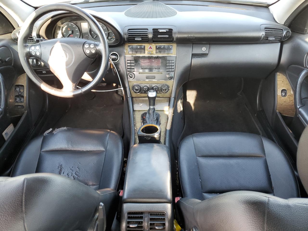 2007 Mercedes-benz C 230 Серебряный vin: WDBRF52H57A953280