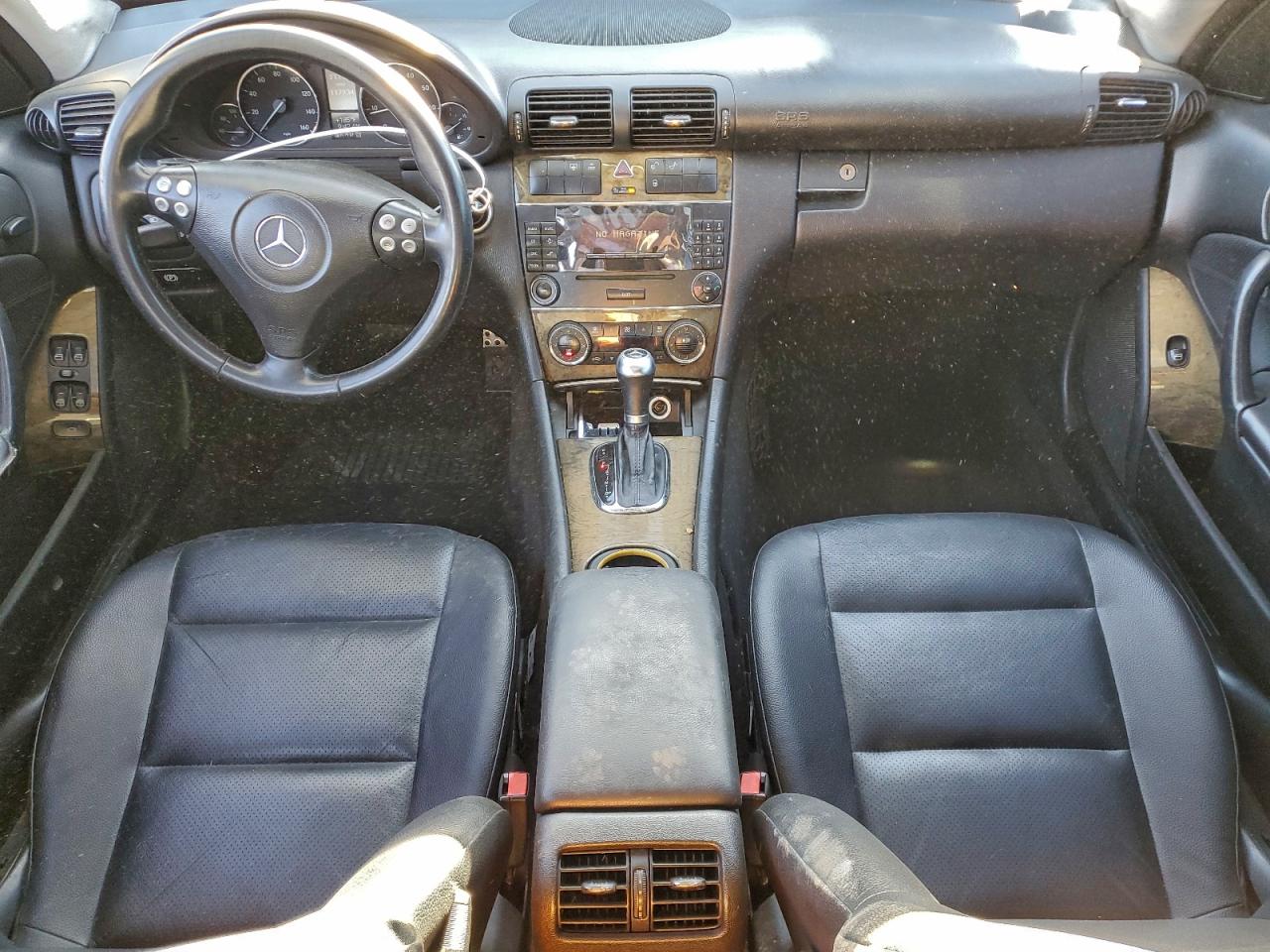 2007 Mercedes-benz C 230 Черный vin: WDBRF52H57E024005