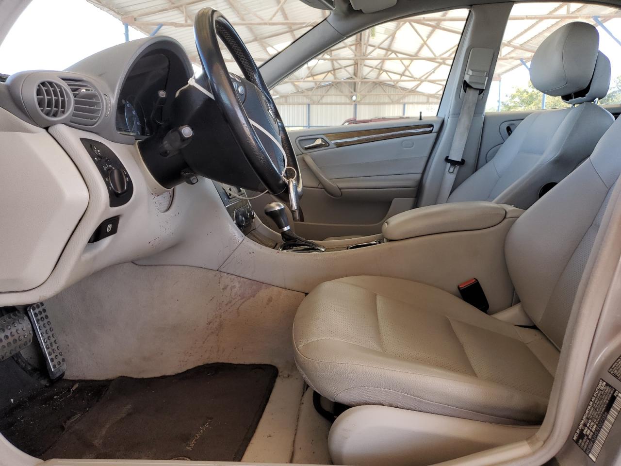 2007 Mercedes-benz C 230 Серебряный vin: WDBRF52H57E027356