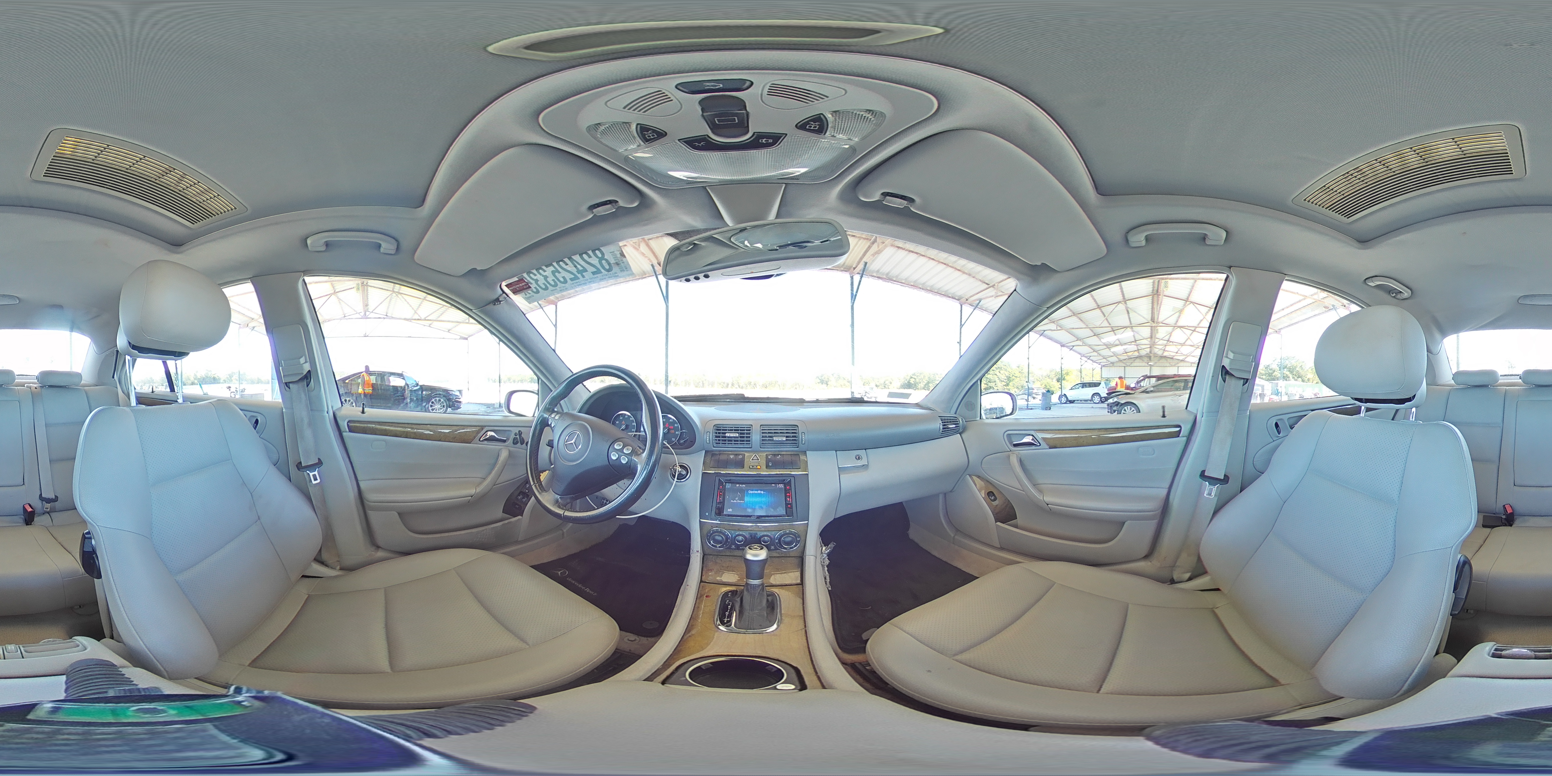 2007 Mercedes-benz C 230 Серебряный vin: WDBRF52H57E027356