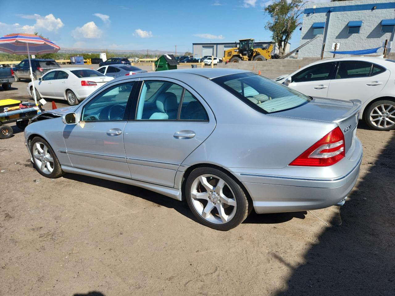 2007 Mercedes-benz C 230 Silver vin: WDBRF52H57F886232