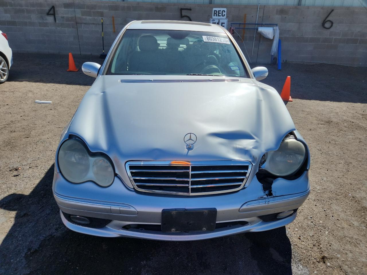 2007 Mercedes-benz C 230 Silver vin: WDBRF52H57F886232