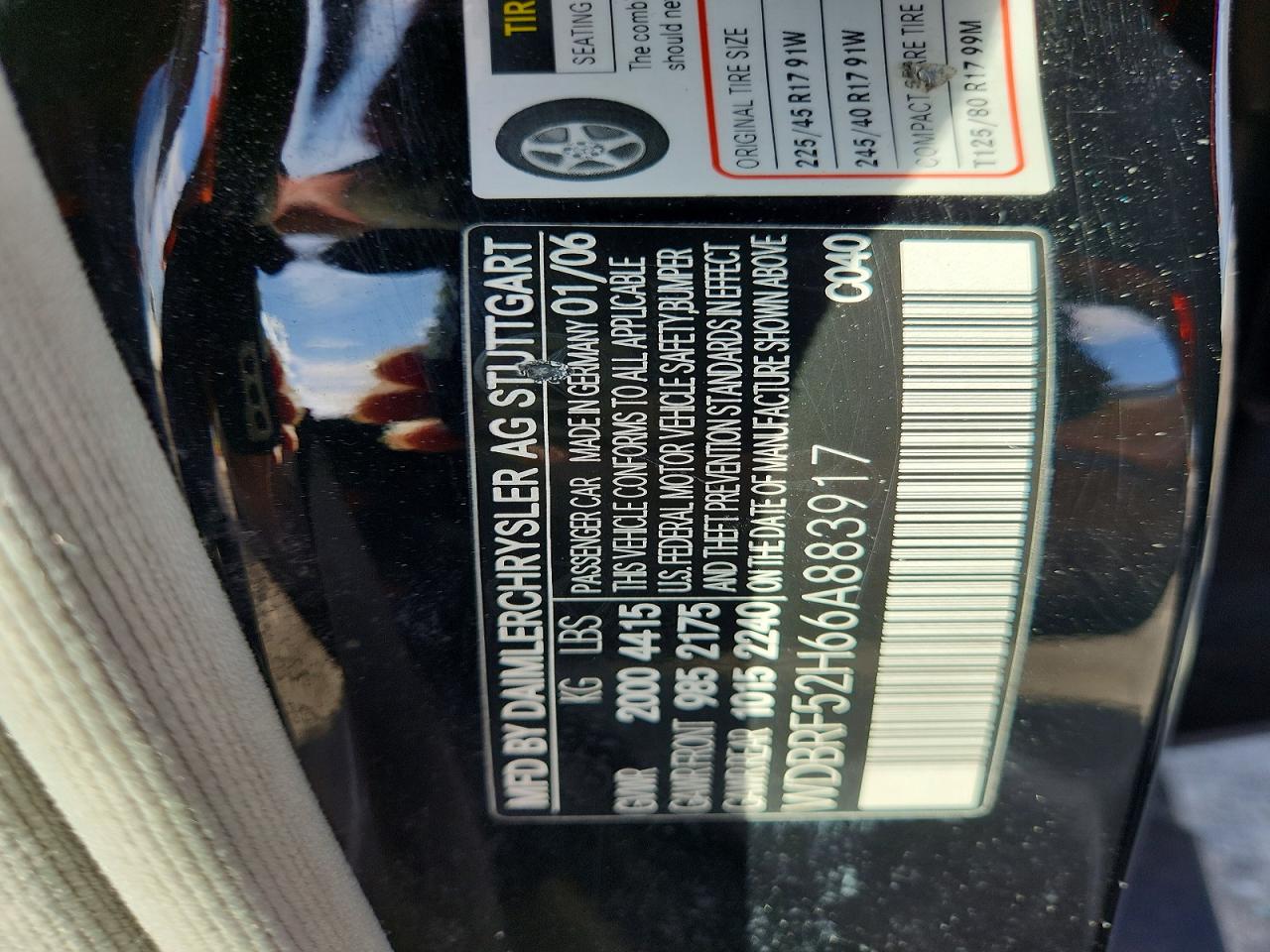 2006 Mercedes-benz C 230 Black vin: WDBRF52H66A883917