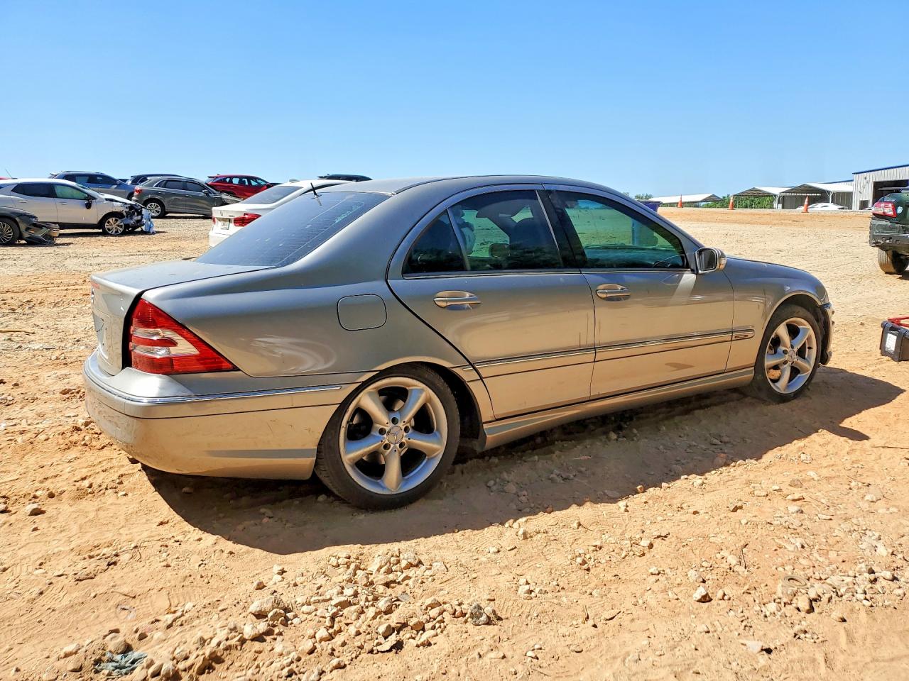 2006 Mercedes-benz C 230 Silver vin: WDBRF52H66F746284
