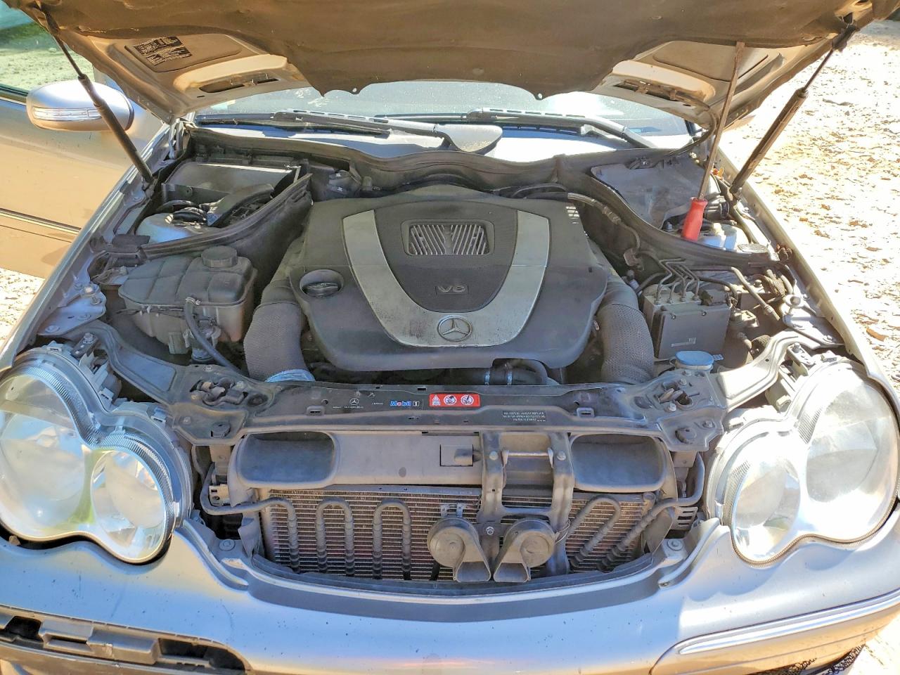 2006 Mercedes-benz C 230 Silver vin: WDBRF52H66F746284