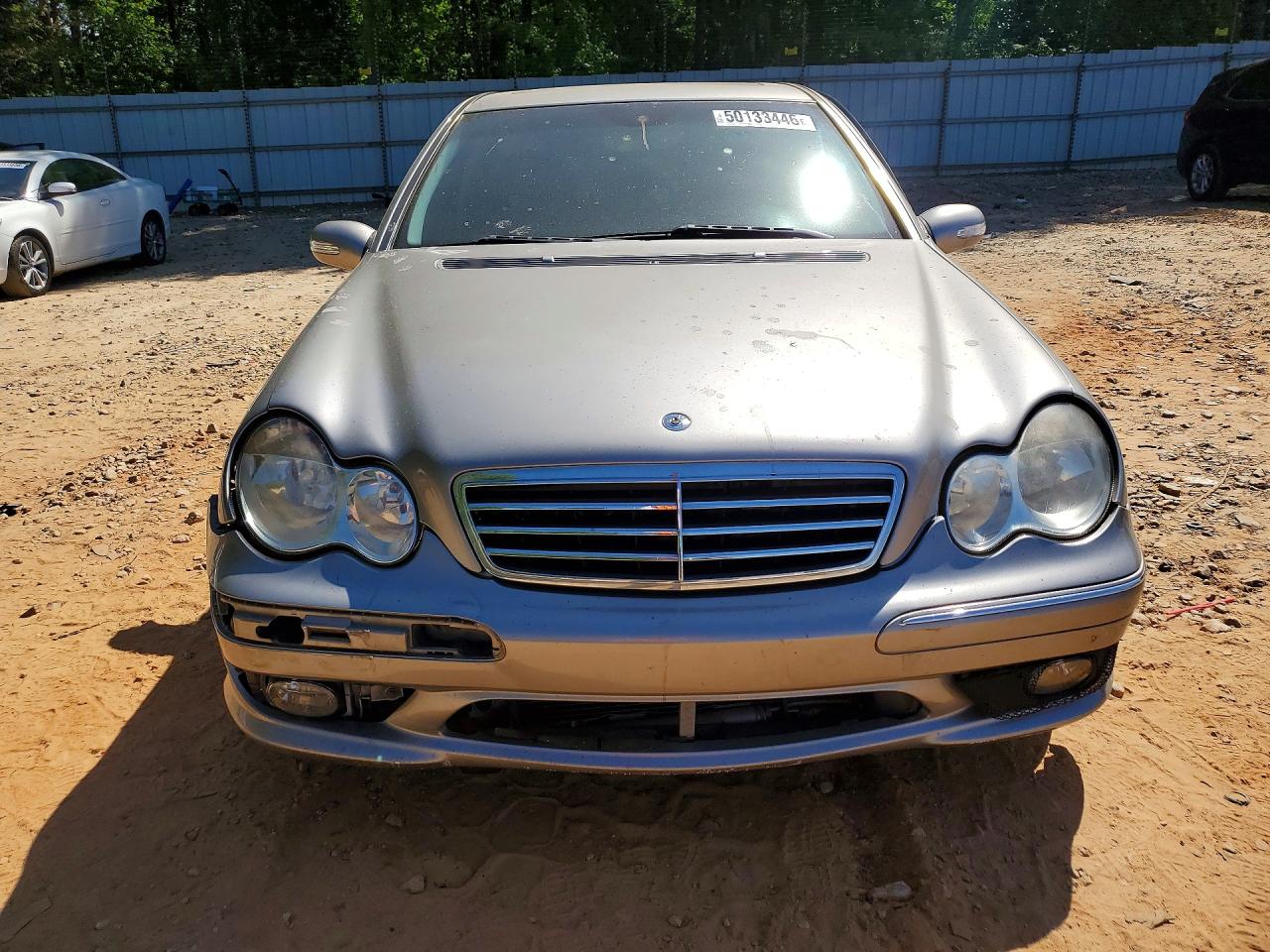 2006 Mercedes-benz C 230 Silver vin: WDBRF52H66F746284