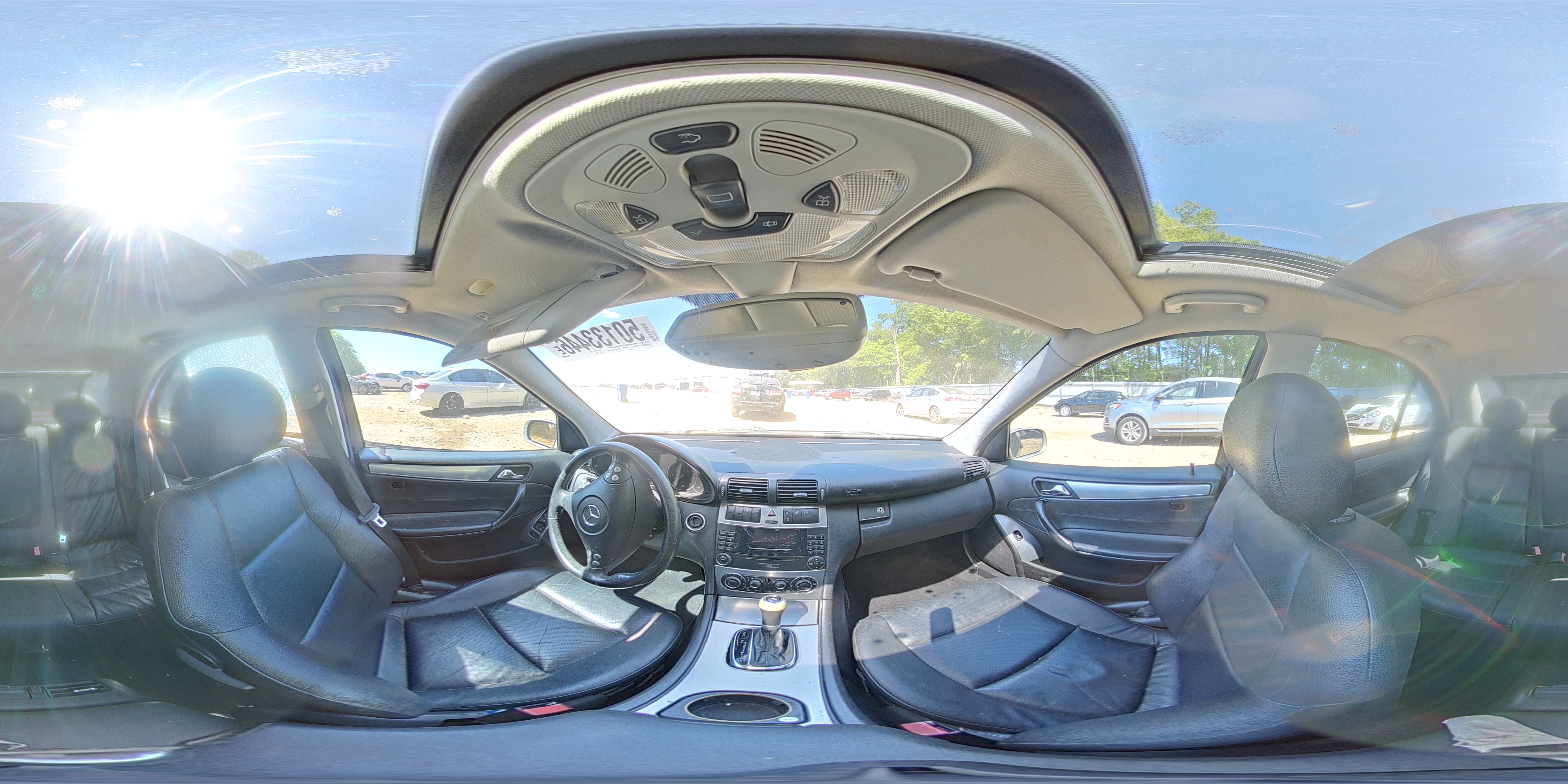 2006 Mercedes-benz C 230 Silver vin: WDBRF52H66F746284