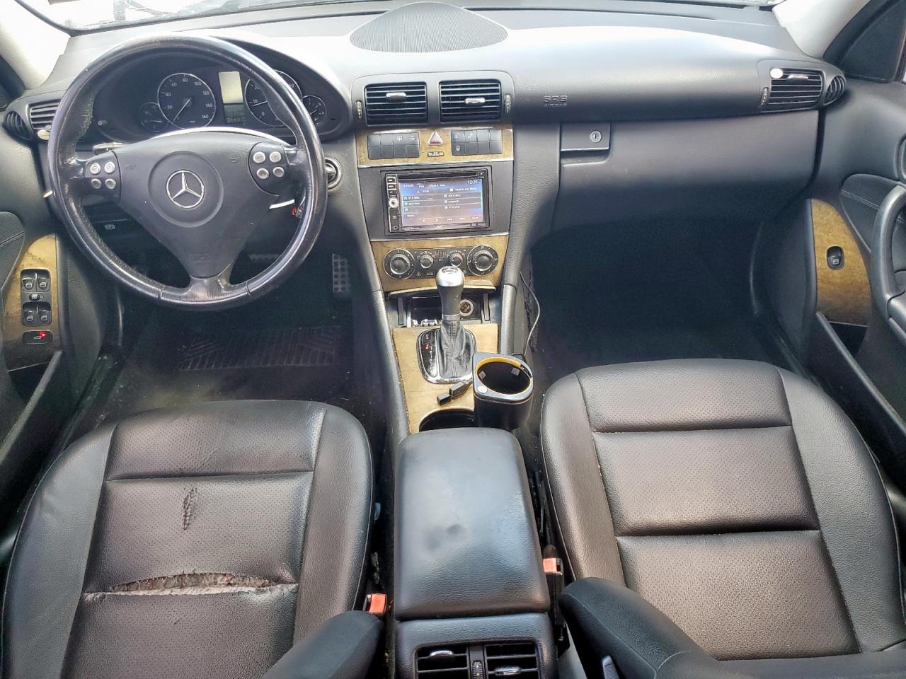 2007 Mercedes-benz C 230 Silver vin: WDBRF52H67F894033