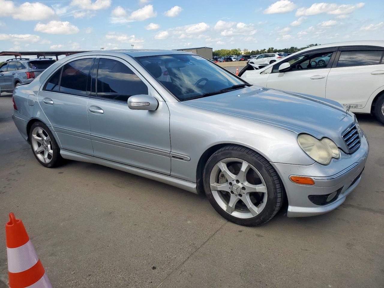 2007 Mercedes-benz C 230 Silver vin: WDBRF52H67F894033
