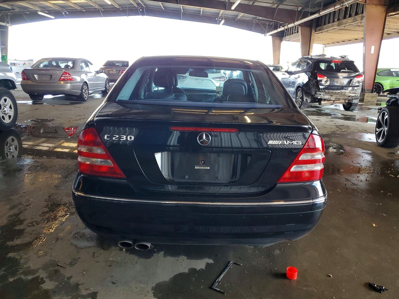 2007 Mercedes-benz C 230 Черный vin: WDBRF52H67F913518
