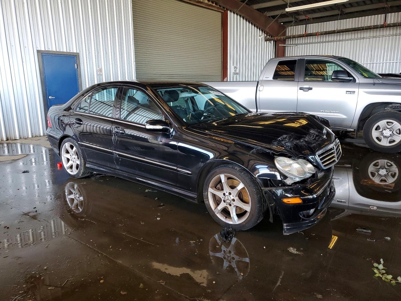 2007 Mercedes-benz C 230 Черный vin: WDBRF52H67F913518