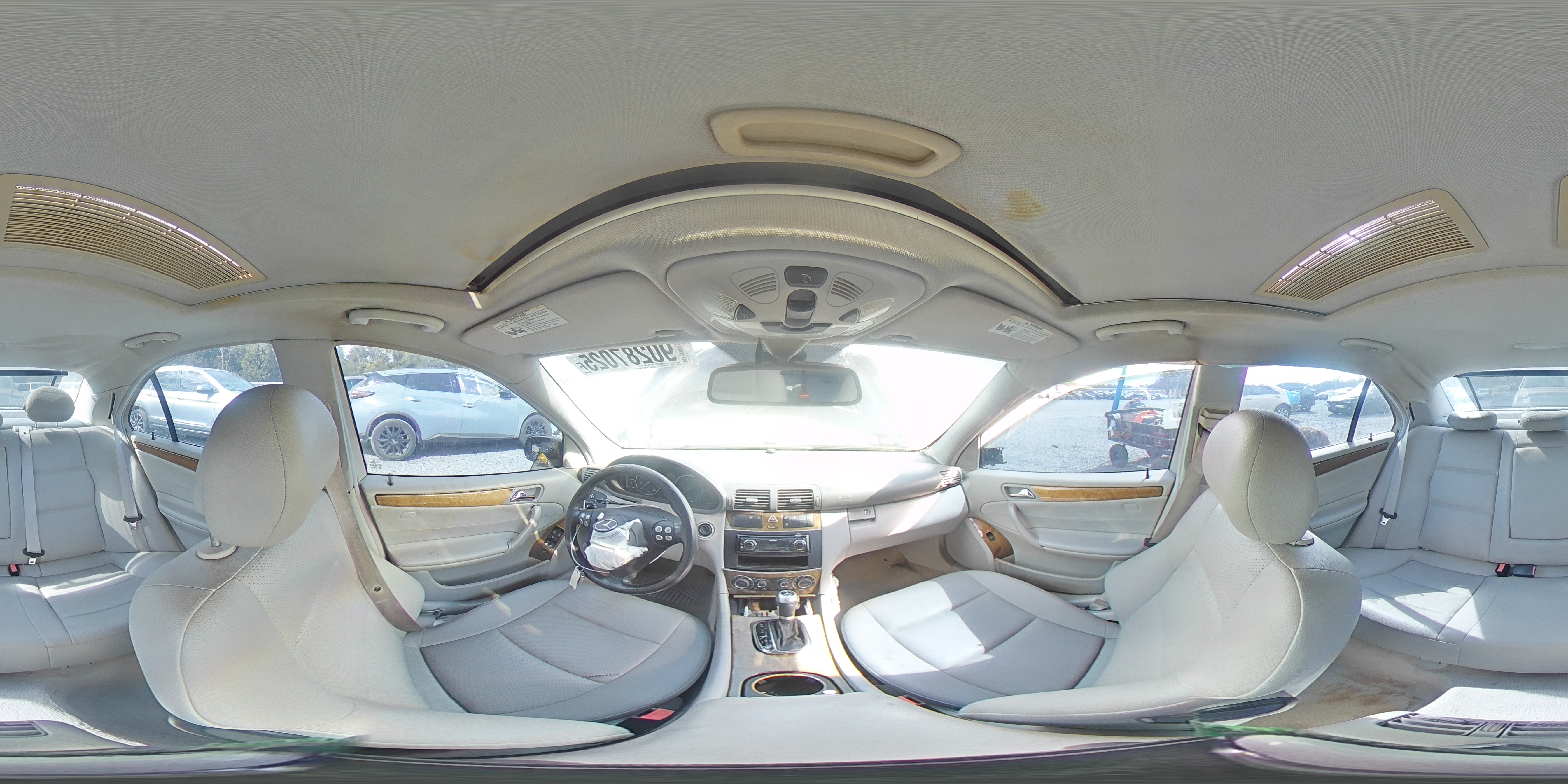 2007 Mercedes-benz C 230 Black vin: WDBRF52H67F917598