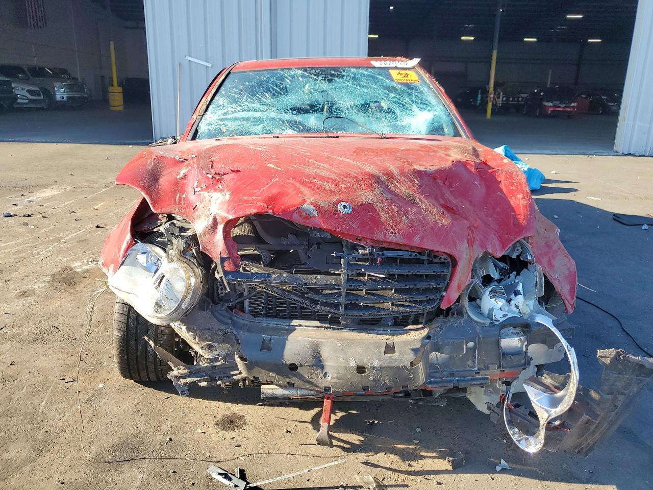 2007 Mercedes-benz C 230 Red vin: WDBRF52H67F923501