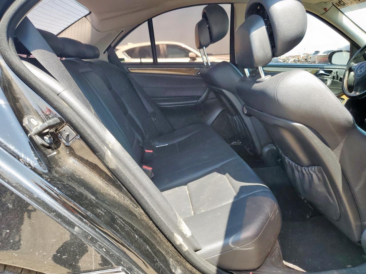 2007 Mercedes-benz C 230 Черный vin: WDBRF52H67F927547