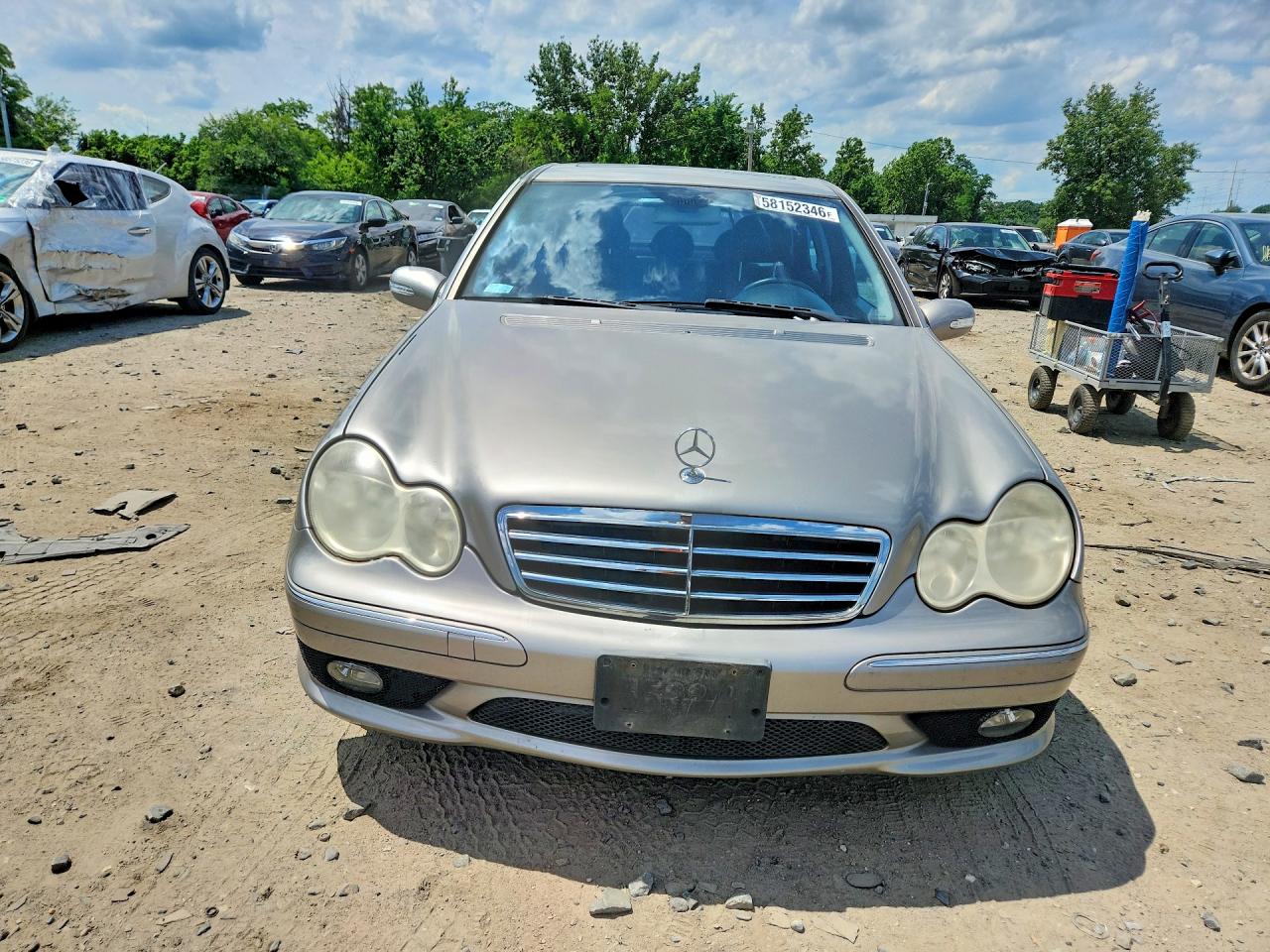 2006 Mercedes-benz C 230 Beige vin: WDBRF52H76A841367