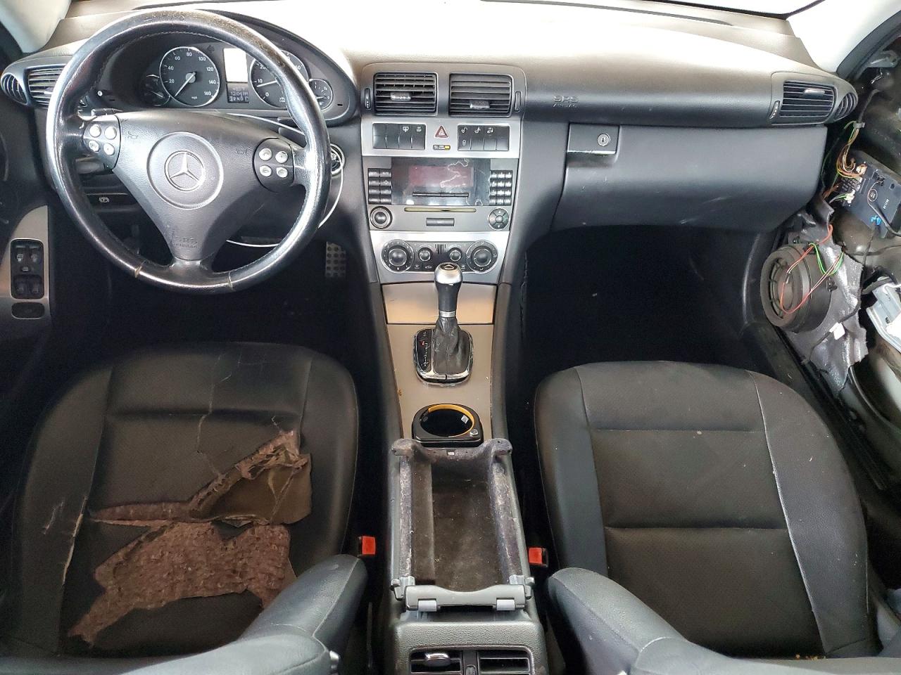 2006 Mercedes-benz C 230 Black vin: WDBRF52H76E022352