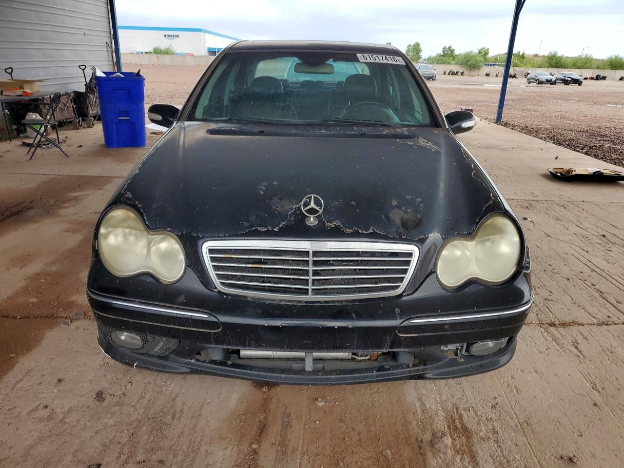 2006 Mercedes-benz C 230 Black vin: WDBRF52H76E022352