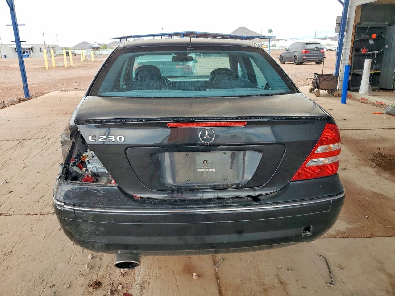 2006 Mercedes-benz C 230 Black vin: WDBRF52H76E022352