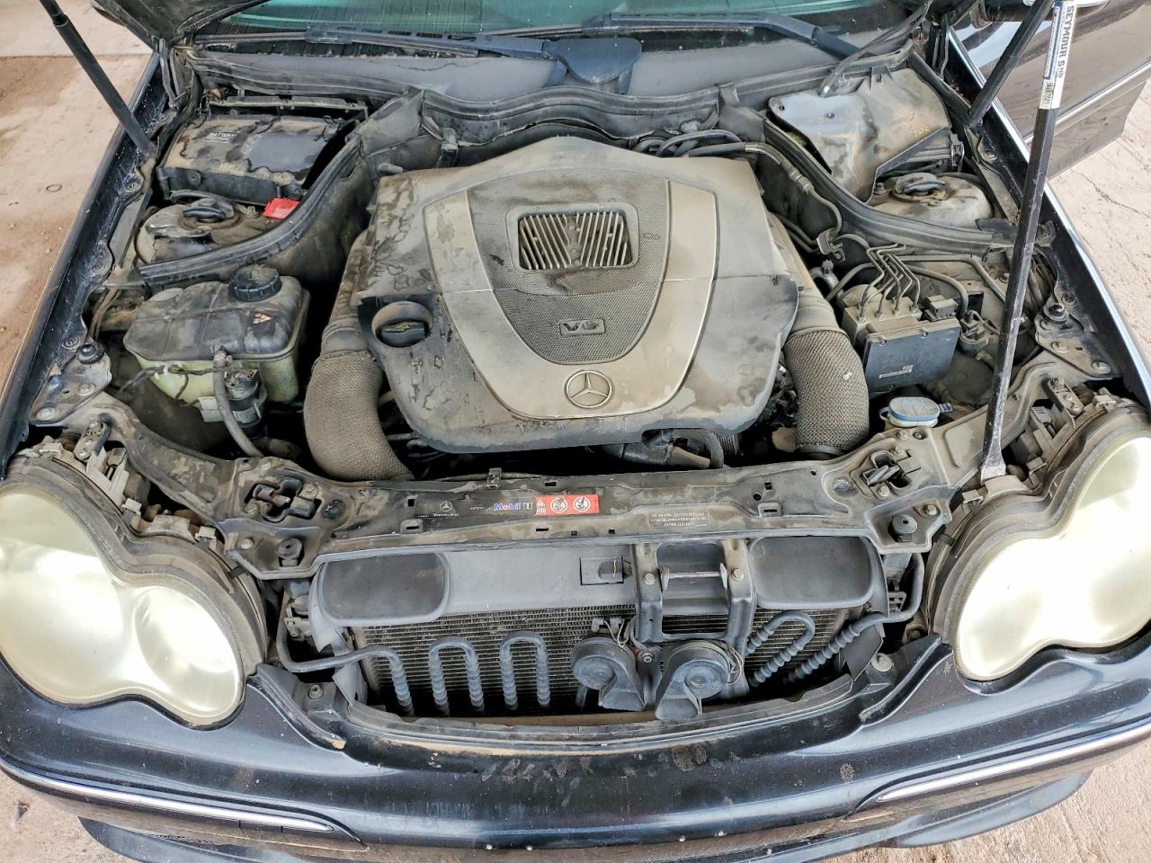 2006 Mercedes-benz C 230 Black vin: WDBRF52H76E022352