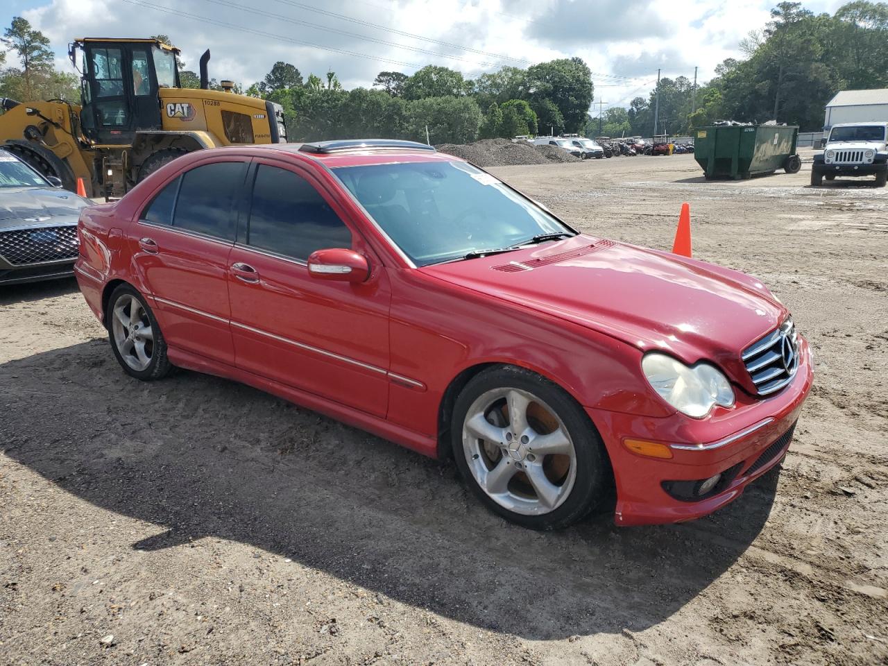 2006 Mercedes-benz C 230 Red vin: WDBRF52H76F731079