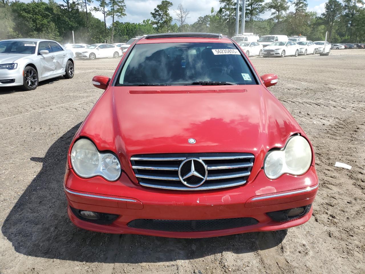2006 Mercedes-benz C 230 Red vin: WDBRF52H76F731079
