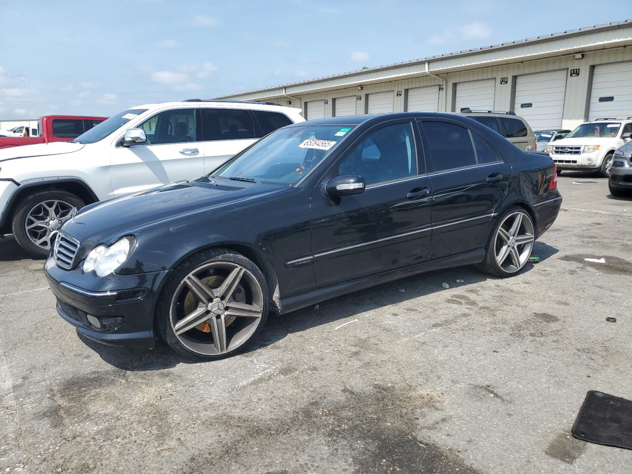2006 Mercedes-benz C 230 Black vin: WDBRF52H76F744608