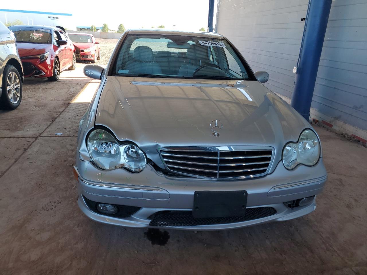 2006 Mercedes-benz C 230 Silver vin: WDBRF52H76F748948