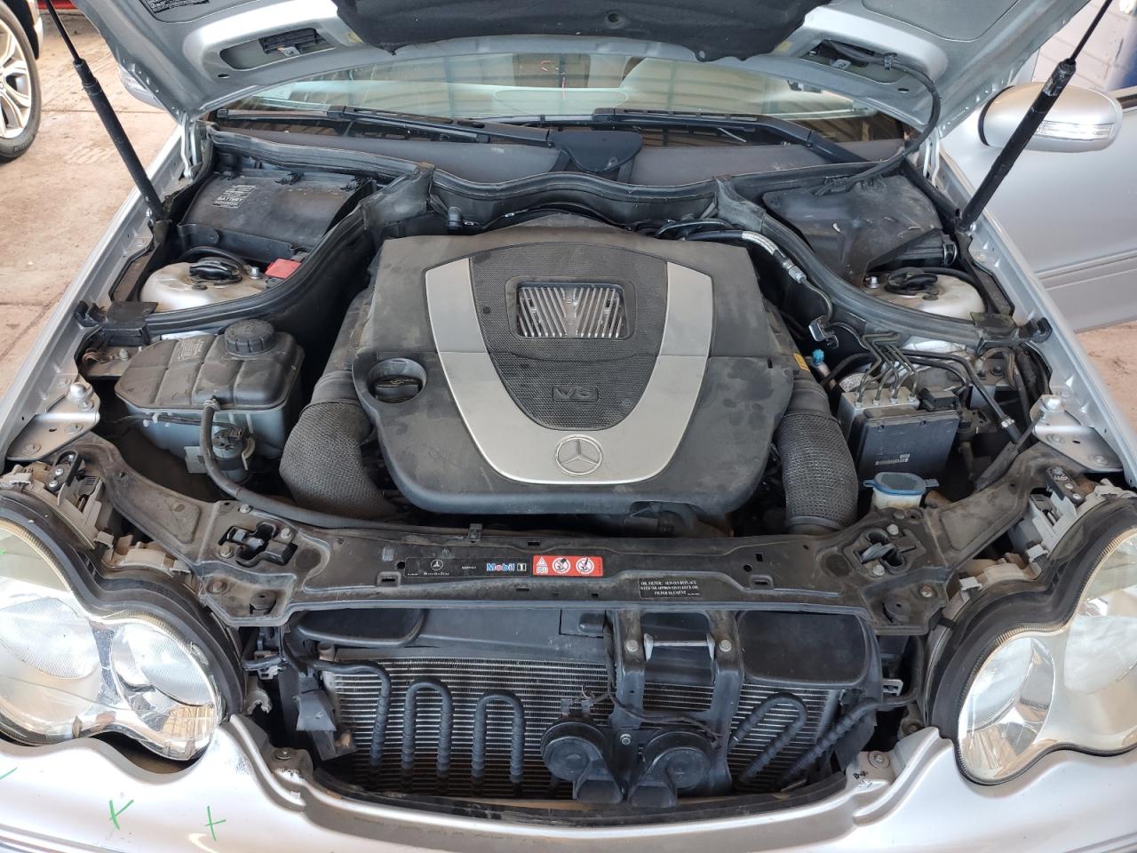 2006 Mercedes-benz C 230 Silver vin: WDBRF52H76F748948