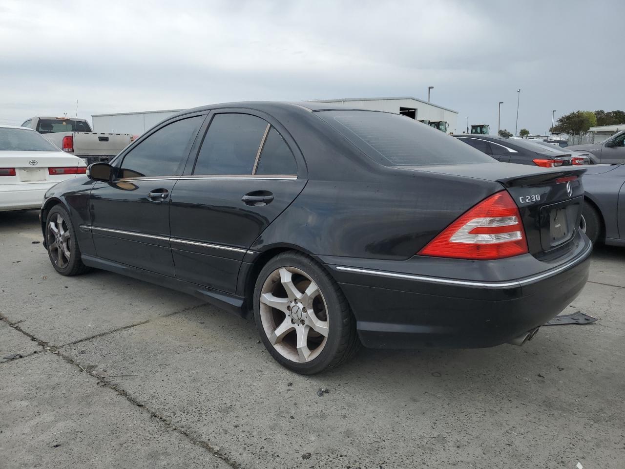 2007 Mercedes-benz C 230 Черный vin: WDBRF52H77A939171
