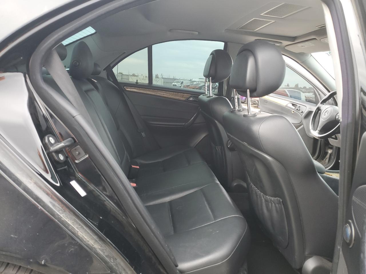 2007 Mercedes-benz C 230 Черный vin: WDBRF52H77A939171