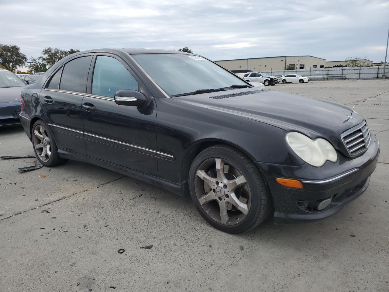 2007 Mercedes-benz C 230 Черный vin: WDBRF52H77A939171