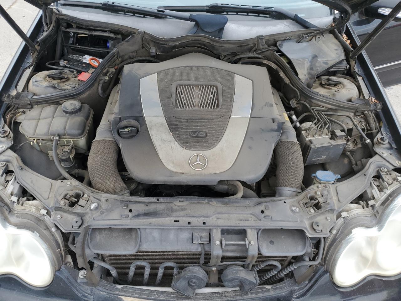 2007 Mercedes-benz C 230 Черный vin: WDBRF52H77A939171