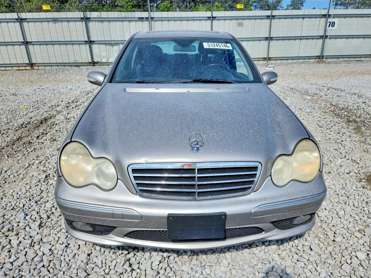 2007 Mercedes-benz C 230 Бежевый vin: WDBRF52H77E023342