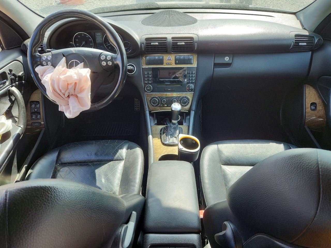 2007 Mercedes-benz C 230 Бежевый vin: WDBRF52H77E023342
