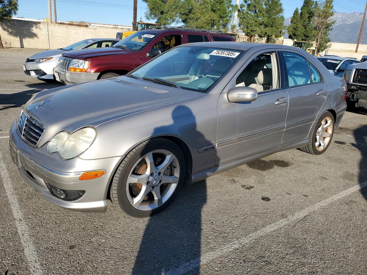 2007 Mercedes-benz C 230 Tan vin: WDBRF52H77F863941