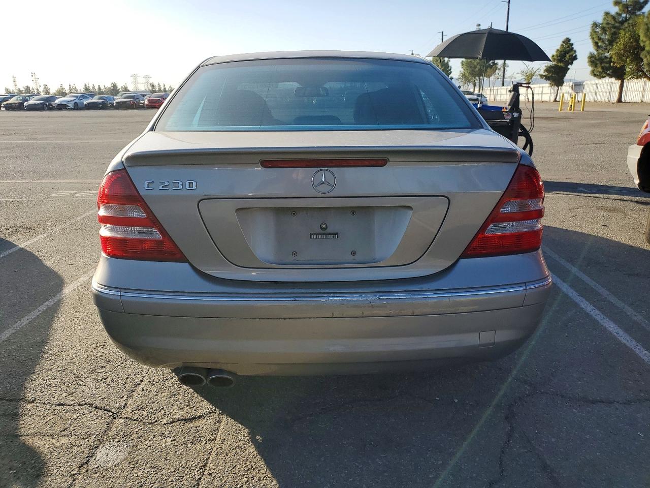 2007 Mercedes-benz C 230 Желто-коричневый vin: WDBRF52H77F863941