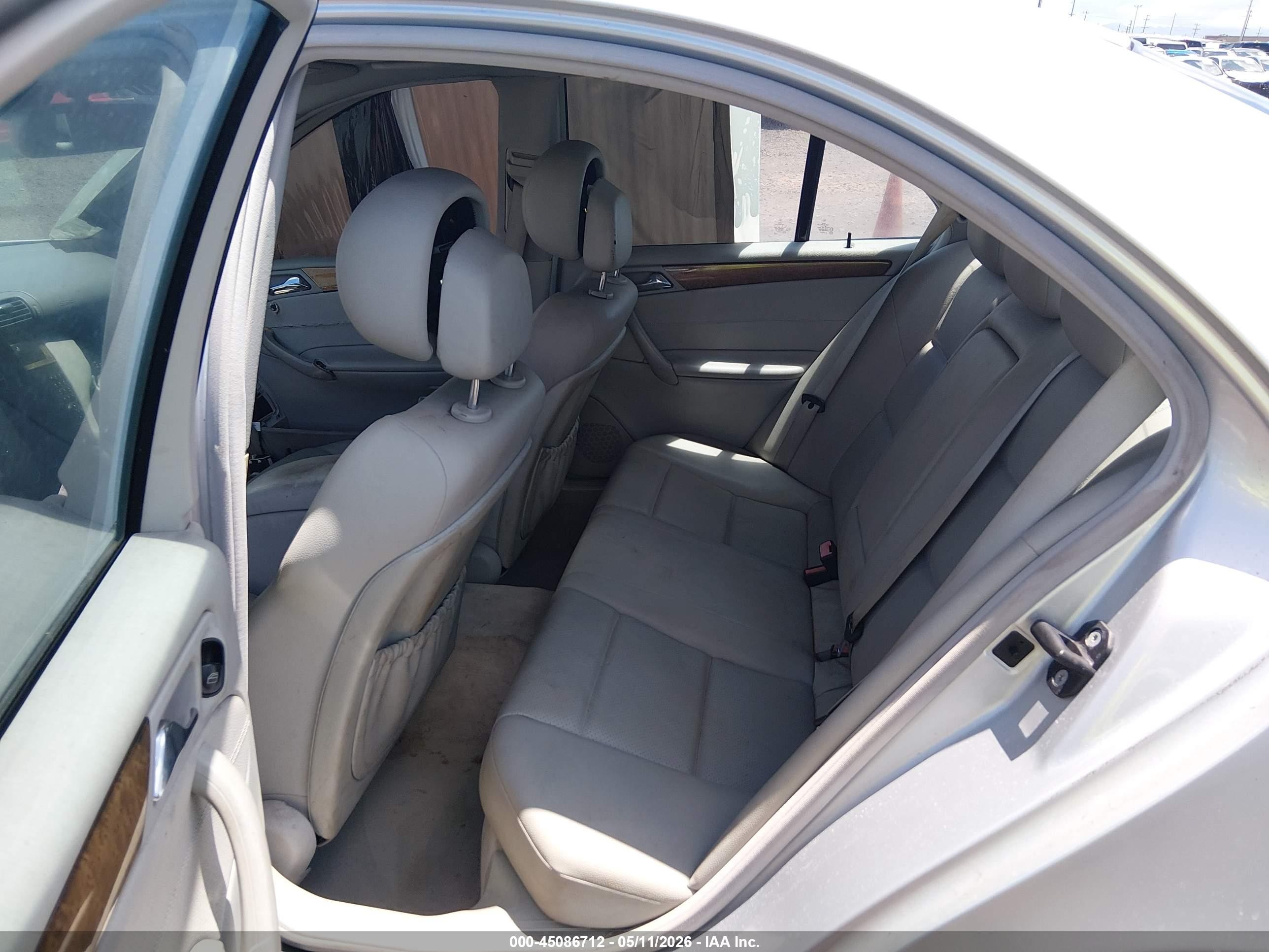 2007 Mercedes-benz C 230 Sport Silver vin: WDBRF52H77F900003