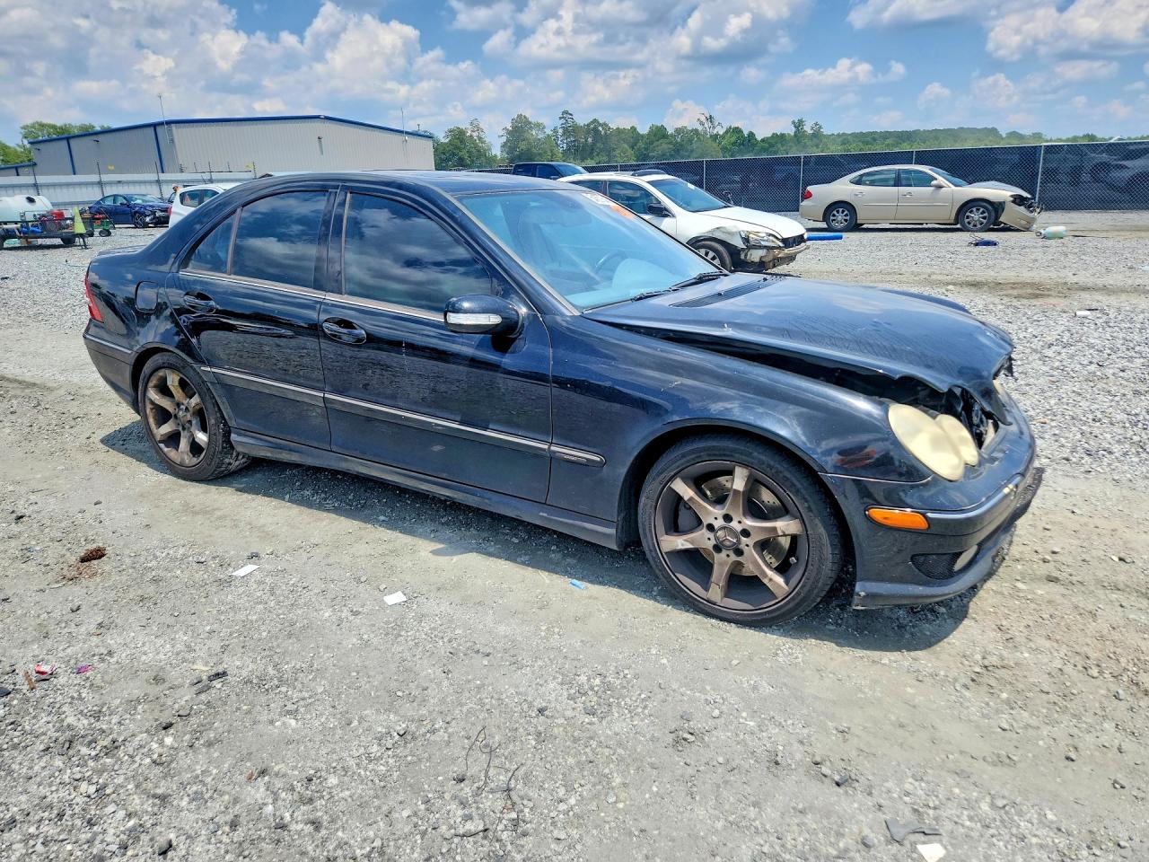 2007 Mercedes-benz C 230 Black vin: WDBRF52H77F928450