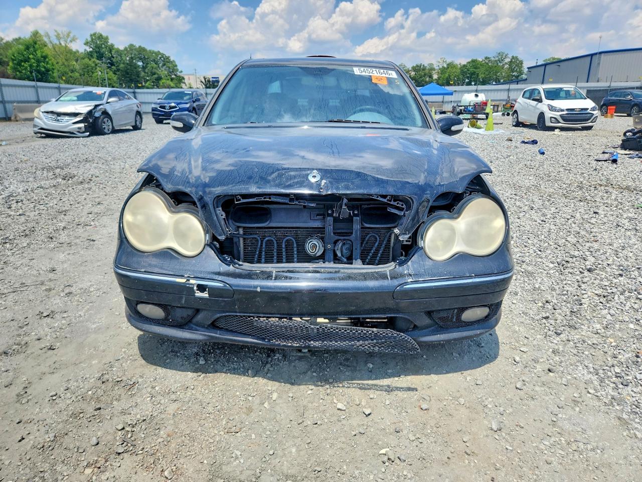 2007 Mercedes-benz C 230 Black vin: WDBRF52H77F928450