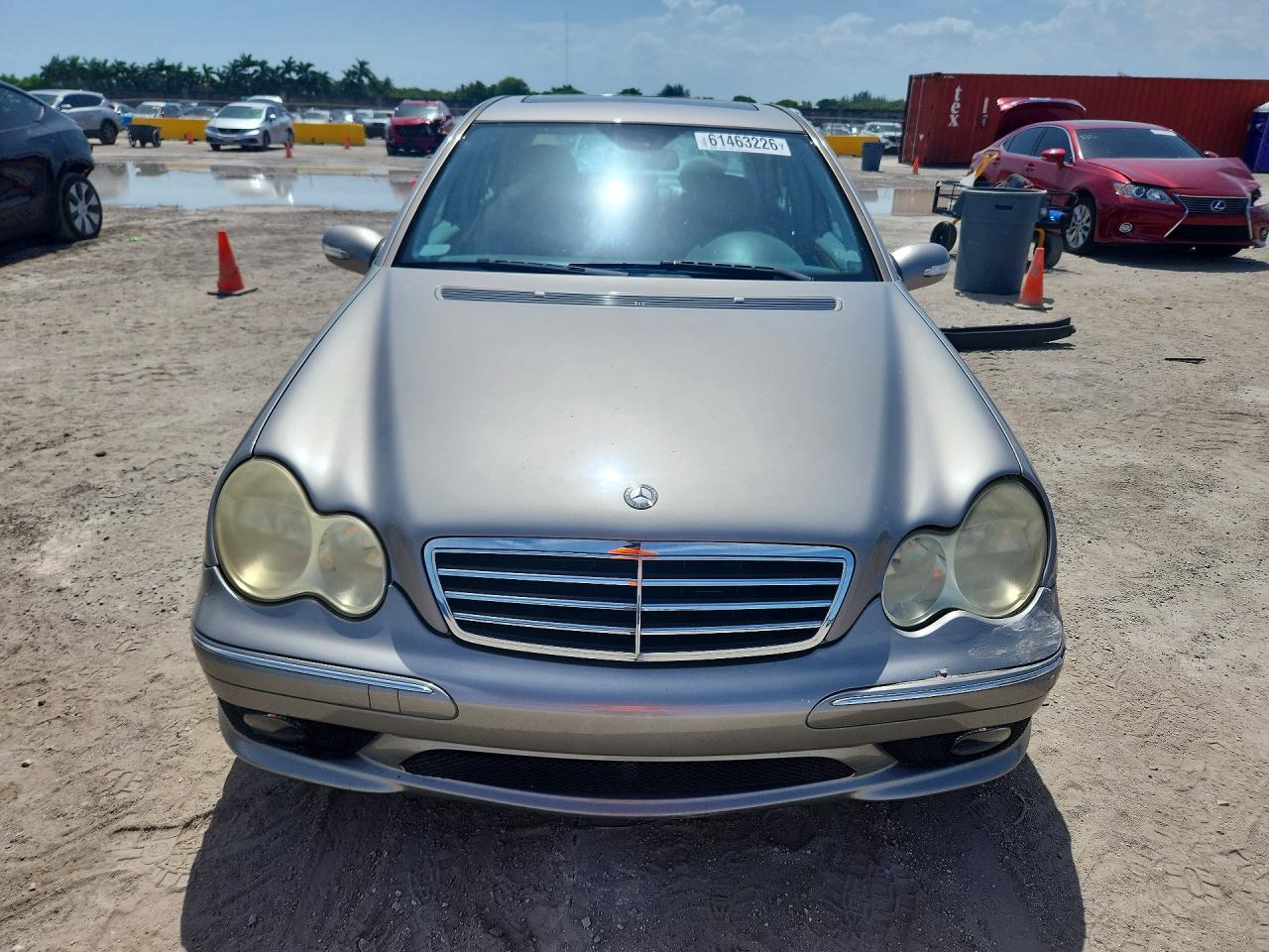 2007 Mercedes-benz C 230 Gray vin: WDBRF52H77F932482