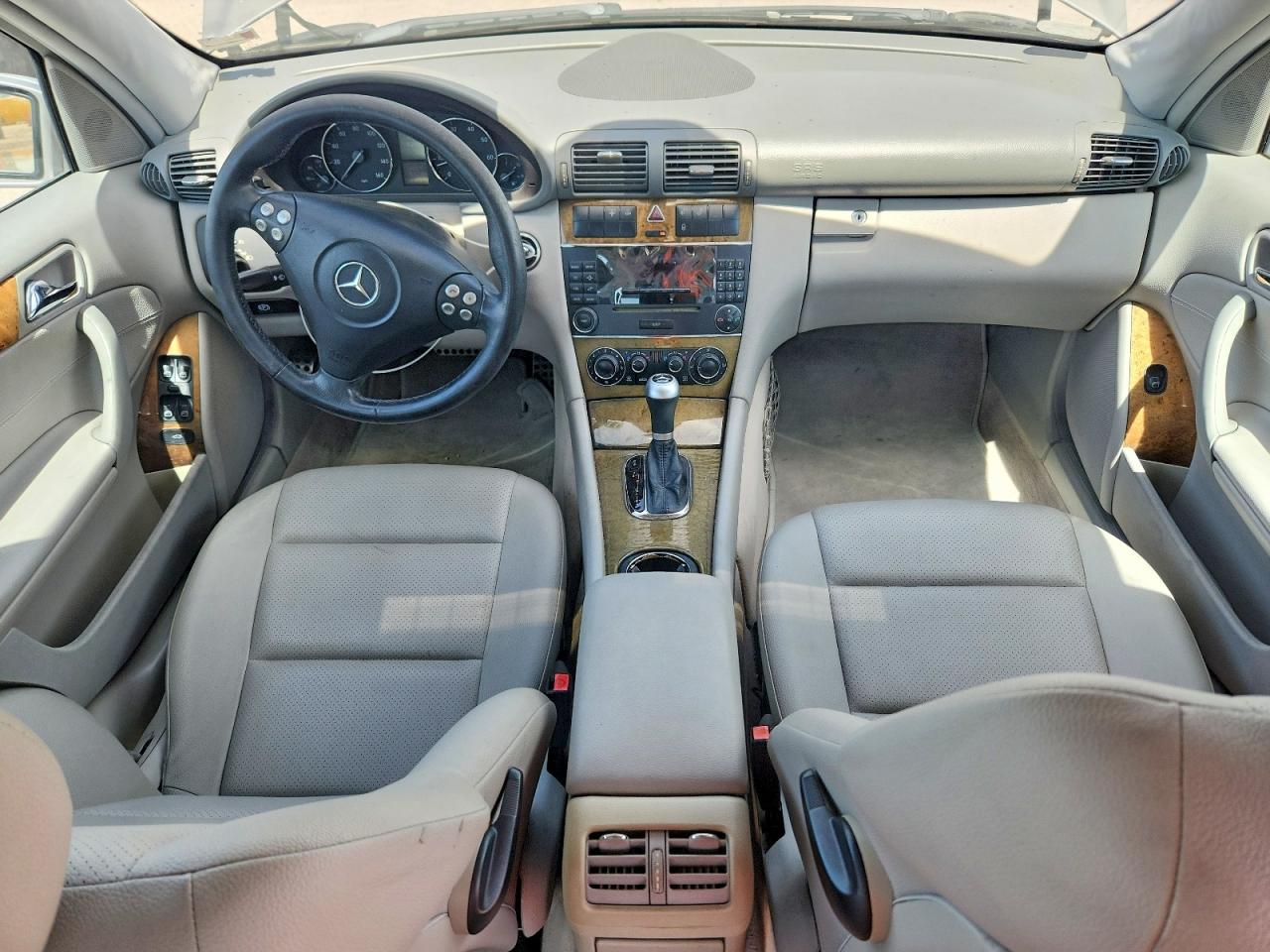 2007 Mercedes-benz C 230 Gray vin: WDBRF52H77F932482