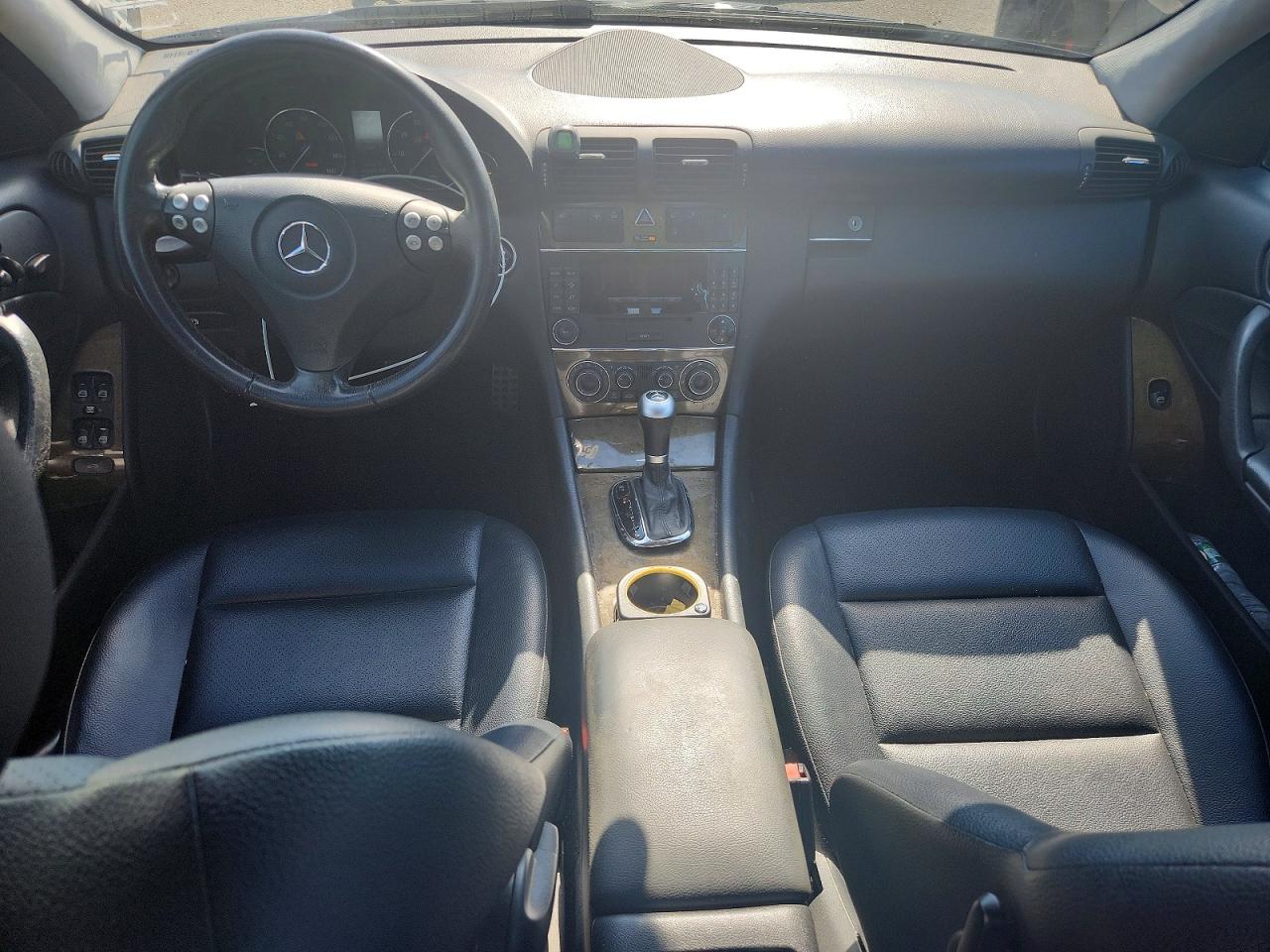2007 Mercedes-benz C 230 Black vin: WDBRF52H77F933180