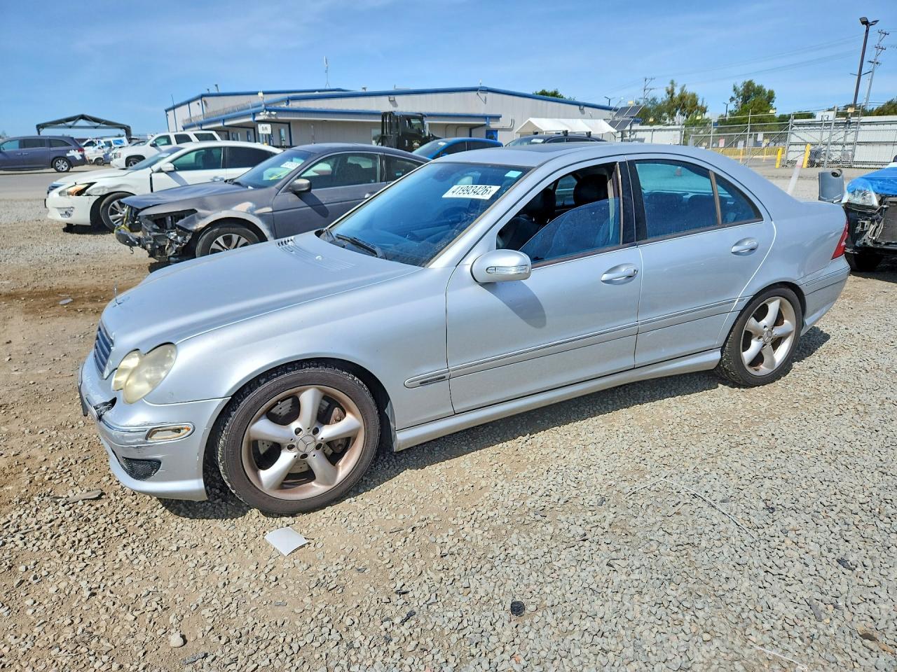 2006 Mercedes-benz C 230 Silver vin: WDBRF52H86F826248
