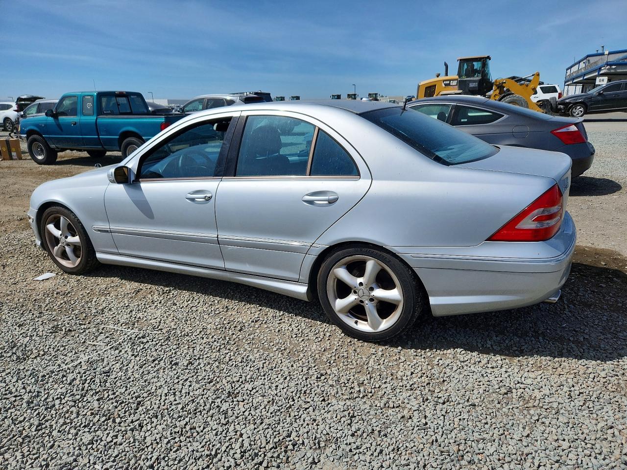 2006 Mercedes-benz C 230 Silver vin: WDBRF52H86F826248